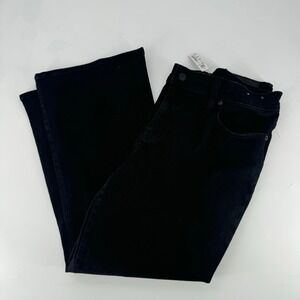 Madewell High Rise Flare Jeans Black NM812 P33 Fair Trade Certified‎